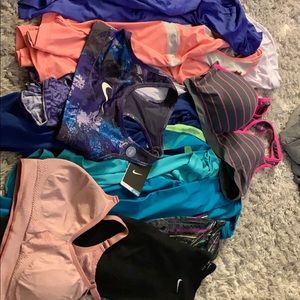 Bundle of workout clothes
